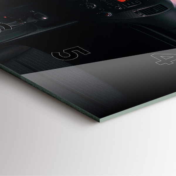 Horloge murale carrée Voiture à Tokyo