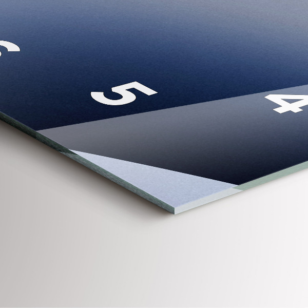 Horloge murale carrée Soleil abstrait