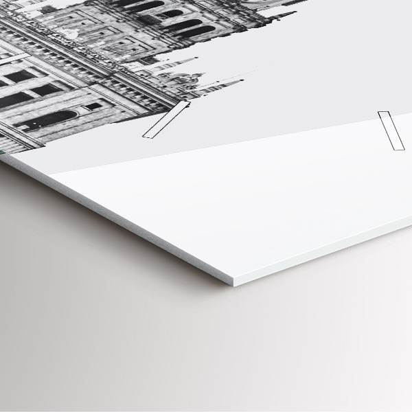 Horloge murale carrée Palais de la culture et de la science