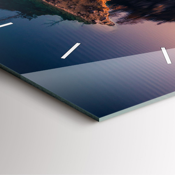 Horloge murale carrée Cracovie Lac Zakrzówek