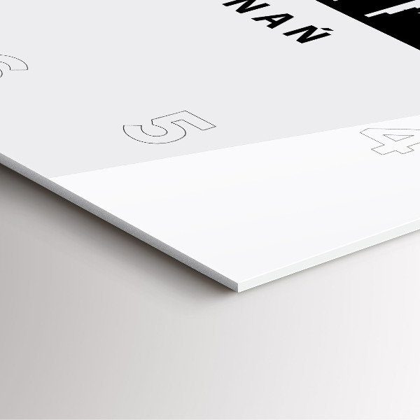 Horloge murale carrée Graphiques panoramiques de Poznan