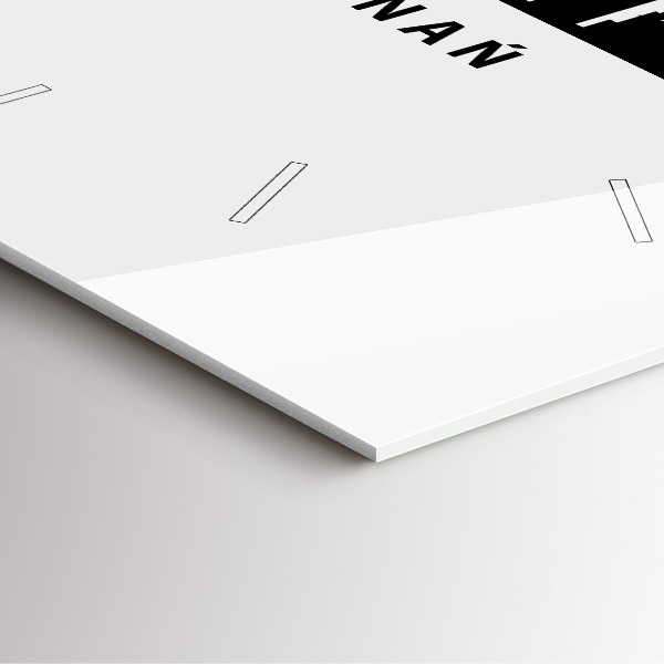 Horloge murale carrée Graphiques panoramiques de Poznan