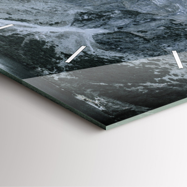 Horloge murale carrée Morskie Oko dans les Tatras