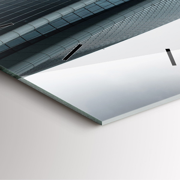 Horloge murale carrée Gratte-ciel à Milan