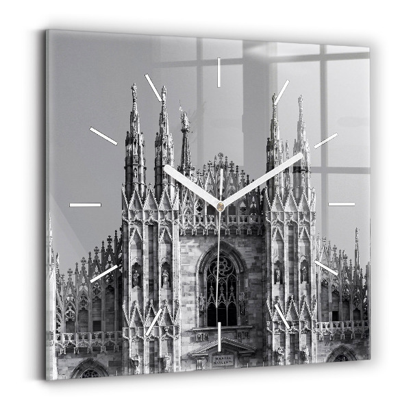 Horloge murale carrée Cathédrale de Milan