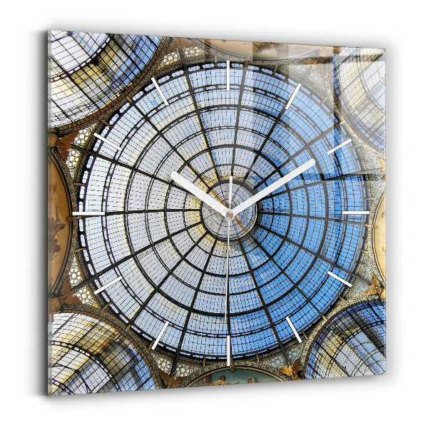Horloge murale carrée Centre commercial à Milan