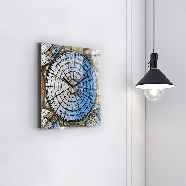 Horloge murale carrée Centre commercial à Milan