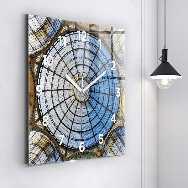 Horloge murale carrée Centre commercial à Milan