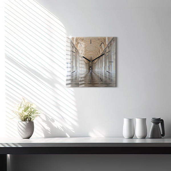 Horloge murale carrée Musée de la Veneria Reale