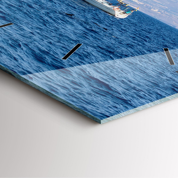 Horloge murale carrée Yacht à Tenerife