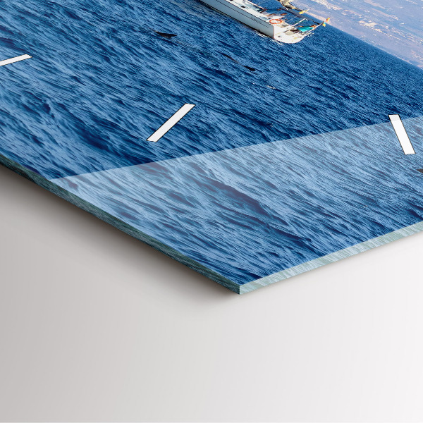 Horloge murale carrée Yacht à Tenerife