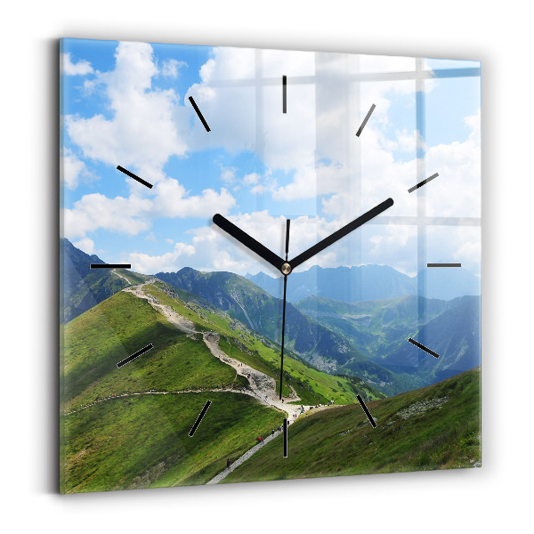 Horloge murale carrée Kasprowy Wierch Zakopane