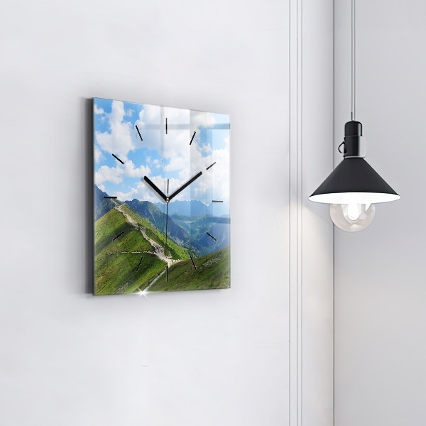 Horloge murale carrée Kasprowy Wierch Zakopane