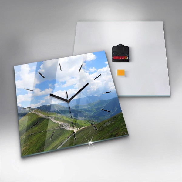 Horloge murale carrée Kasprowy Wierch Zakopane
