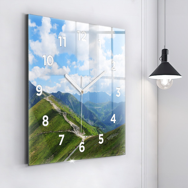 Horloge murale carrée Kasprowy Wierch Zakopane