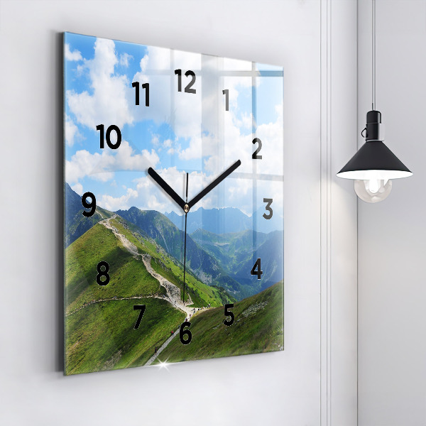 Horloge murale carrée Kasprowy Wierch Zakopane