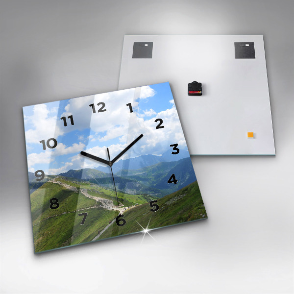 Horloge murale carrée Kasprowy Wierch Zakopane