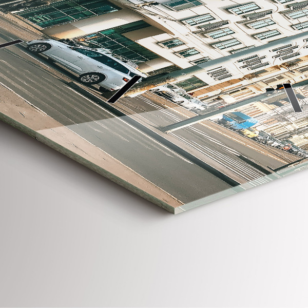 Horloge murale carrée Maison dansante de Prague