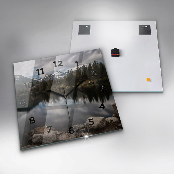 Horloge murale carrée Hautes Tatras en Slovaquie