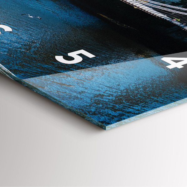 Horloge murale carrée Southportland Écosse