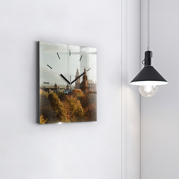 Horloge murale carrée 'Galerie d''art de Glasgow'
