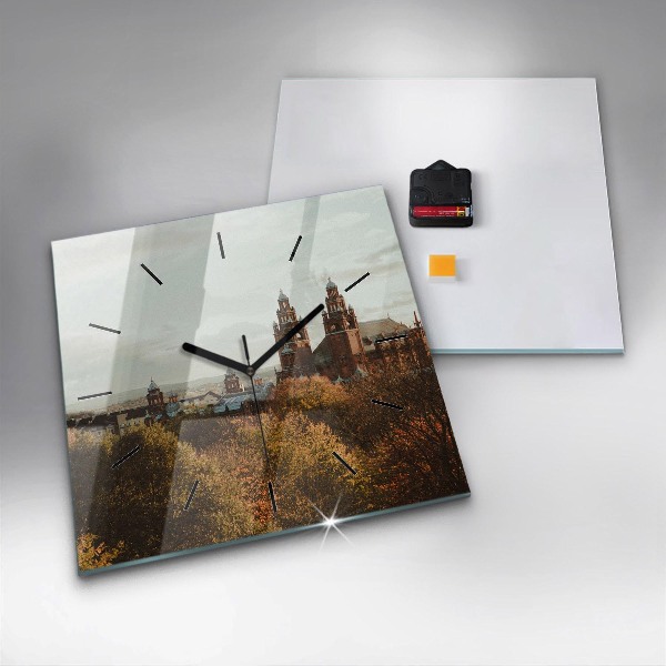 Horloge murale carrée 'Galerie d''art de Glasgow'
