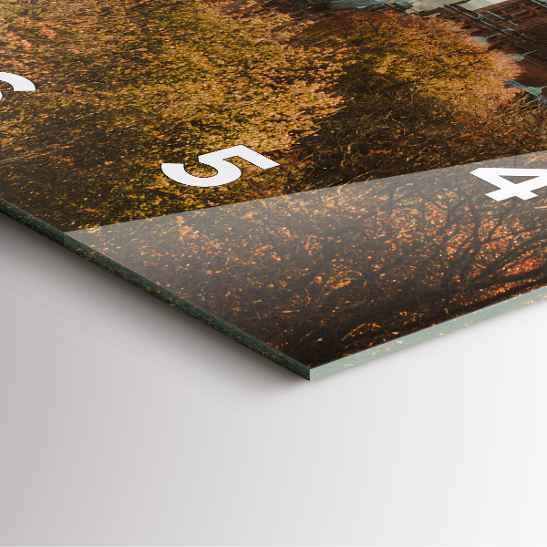 Horloge murale carrée 'Galerie d''art de Glasgow'