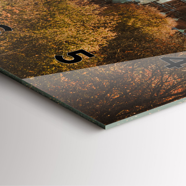 Horloge murale carrée 'Galerie d''art de Glasgow'