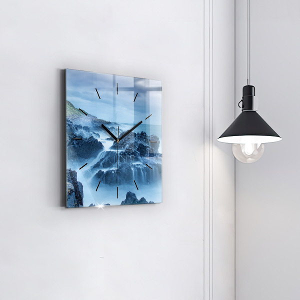 Horloge murale carrée Phare