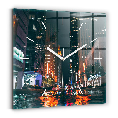 Horloge murale carrée Hilton Houston