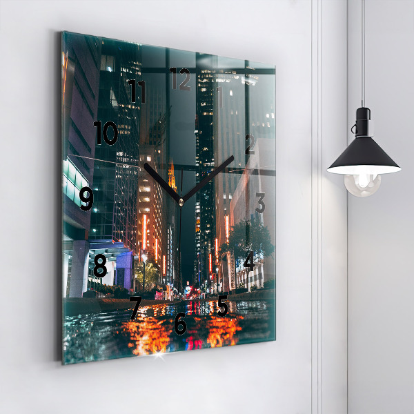 Horloge murale carrée Hilton Houston