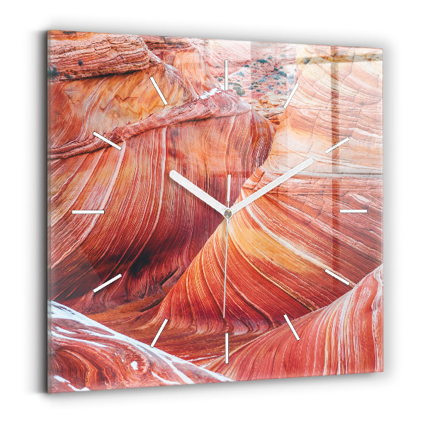 Horloge murale carrée Le pittoresque Grand Canyon