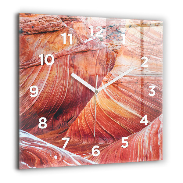 Horloge murale carrée Le pittoresque Grand Canyon