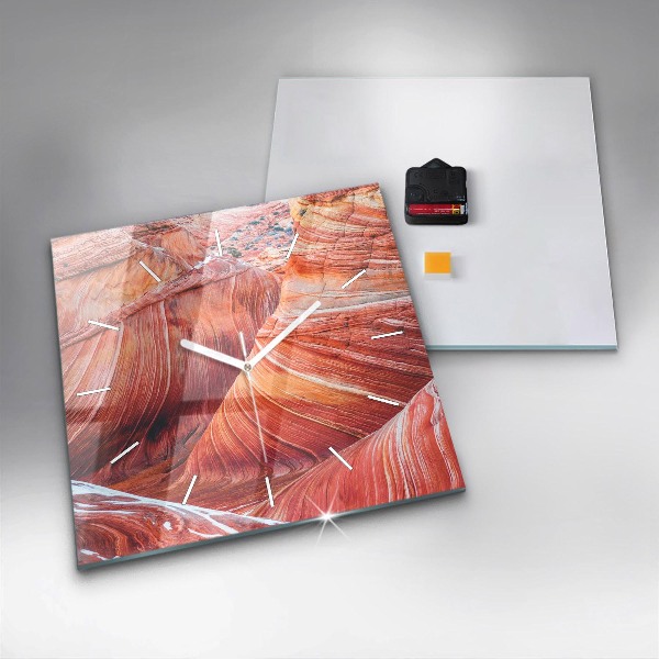 Horloge murale carrée Le pittoresque Grand Canyon