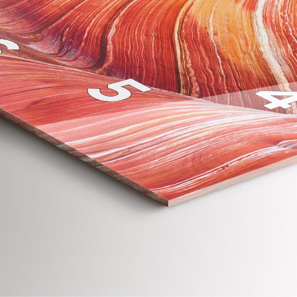 Horloge murale carrée Le pittoresque Grand Canyon