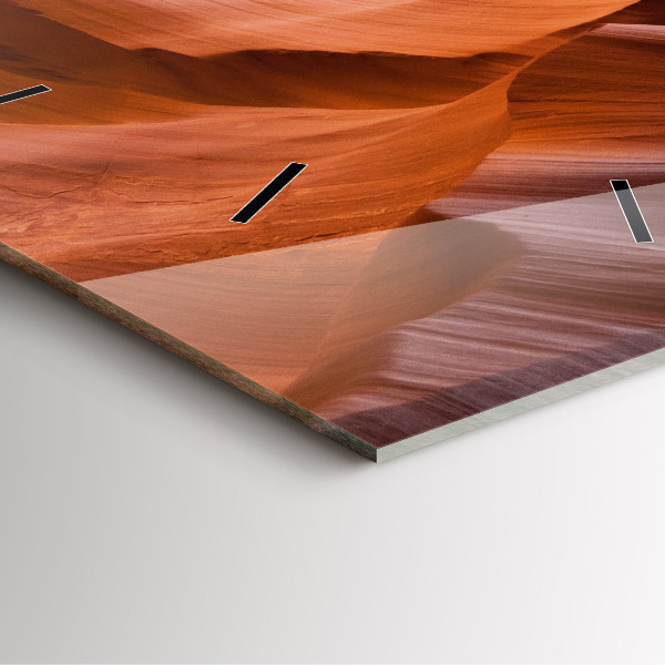 Horloge murale carrée Antelope Canyon