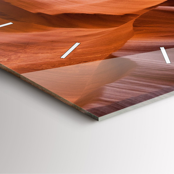 Horloge murale carrée Antelope Canyon