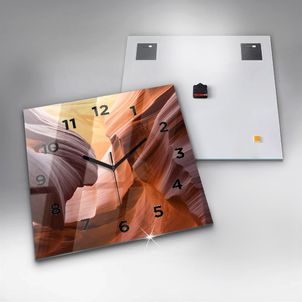Horloge murale carrée Antelope Canyon