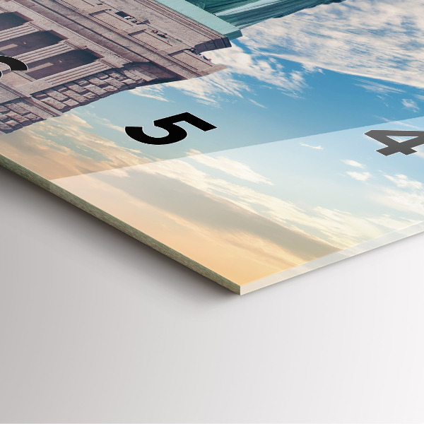 Horloge murale carrée Statue de la Liberté à New York