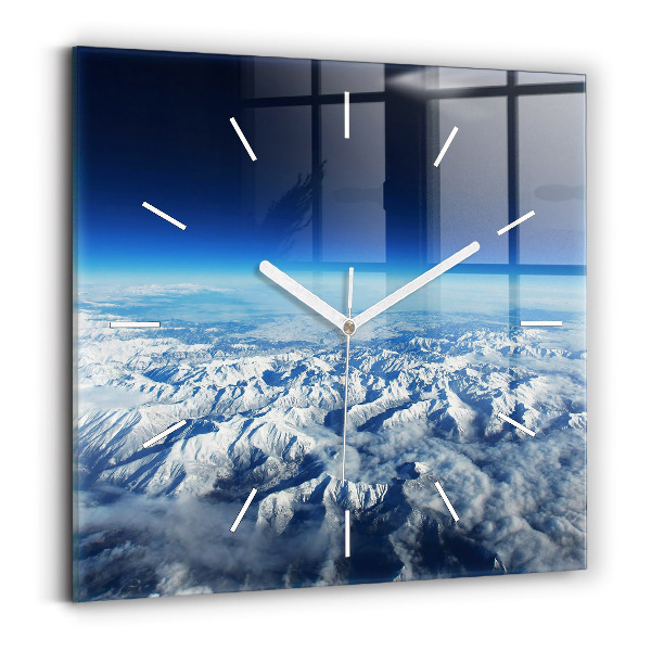 Horloge murale carrée Paysage Montagnes Pyrénées