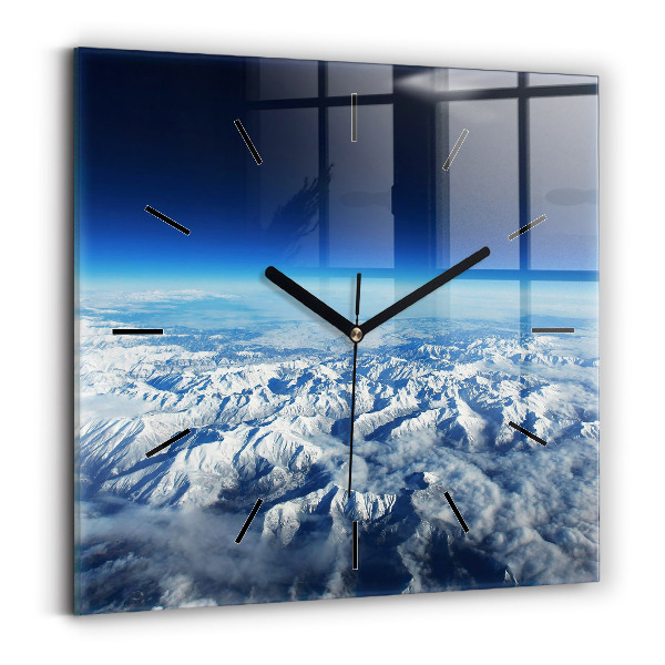 Horloge murale carrée Paysage Montagnes Pyrénées