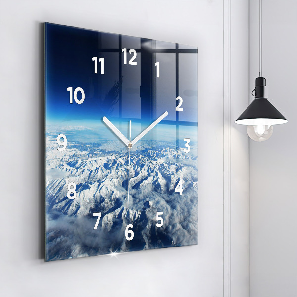 Horloge murale carrée Paysage Montagnes Pyrénées