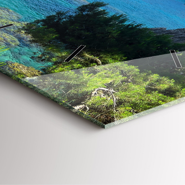 Horloge murale carrée Costa Brava