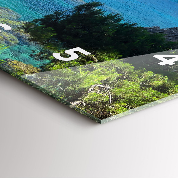 Horloge murale carrée Costa Brava