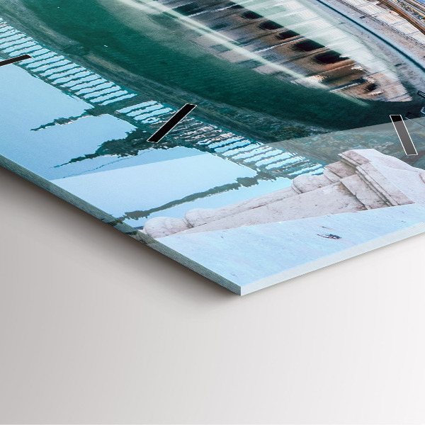 Horloge murale carrée 'Place d''Espagne à Séville'