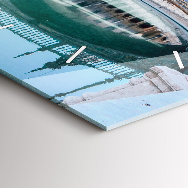 Horloge murale carrée 'Place d''Espagne à Séville'