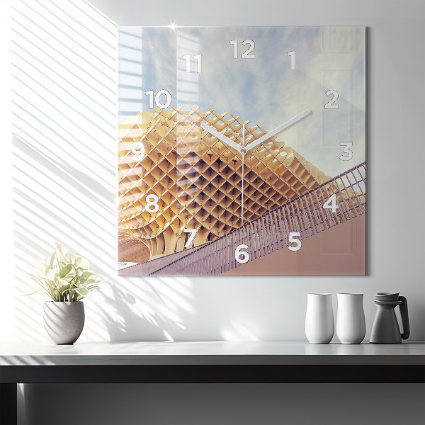 Horloge murale carrée Point de vue à Séville