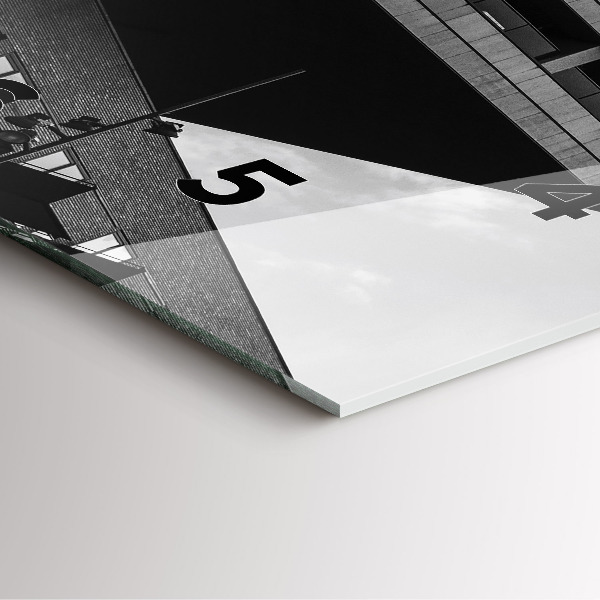 Horloge murale carrée Architecture à Amsterdam