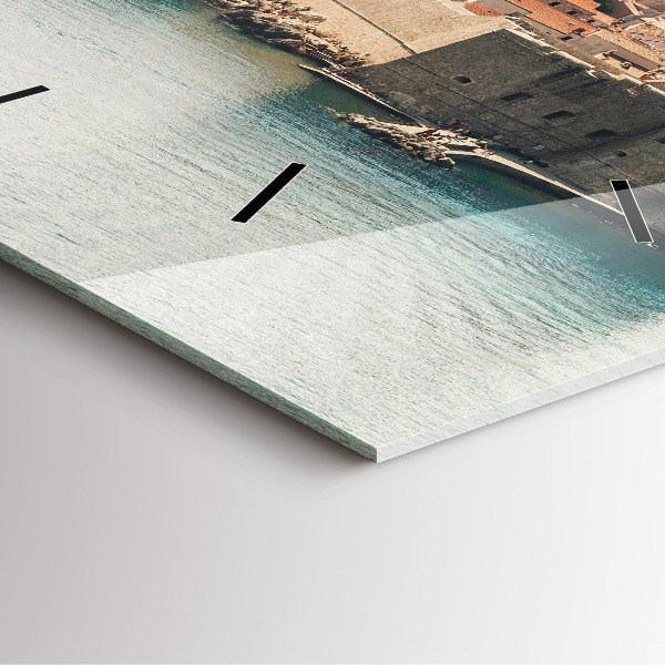 Horloge murale carrée Voilier à Dubrovnik