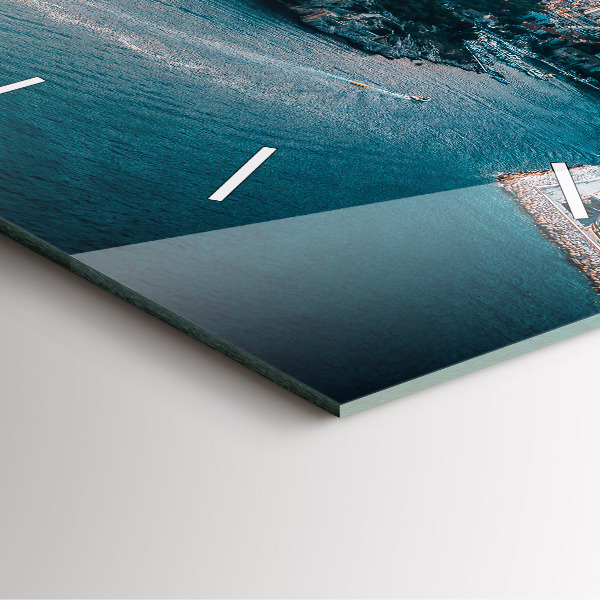 Horloge murale carrée Île en Croatie